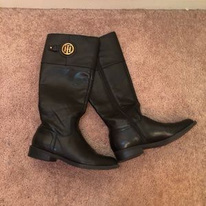 Black Tommy Hilfiger Boots
